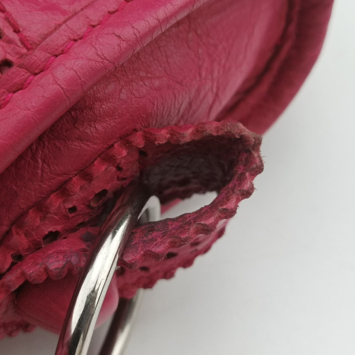 Vintage Balenciaga Giant Broad City Pink lambskin  shoulderbag | stylenewstar