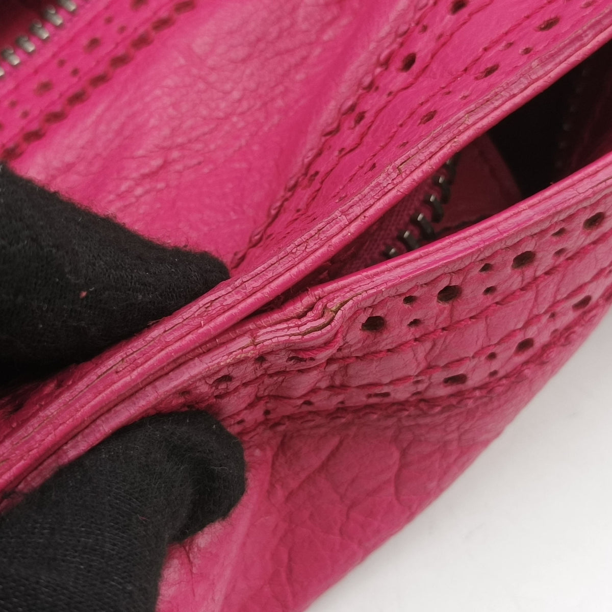 Vintage Balenciaga Giant Broad City Pink lambskin  shoulderbag | stylenewstar