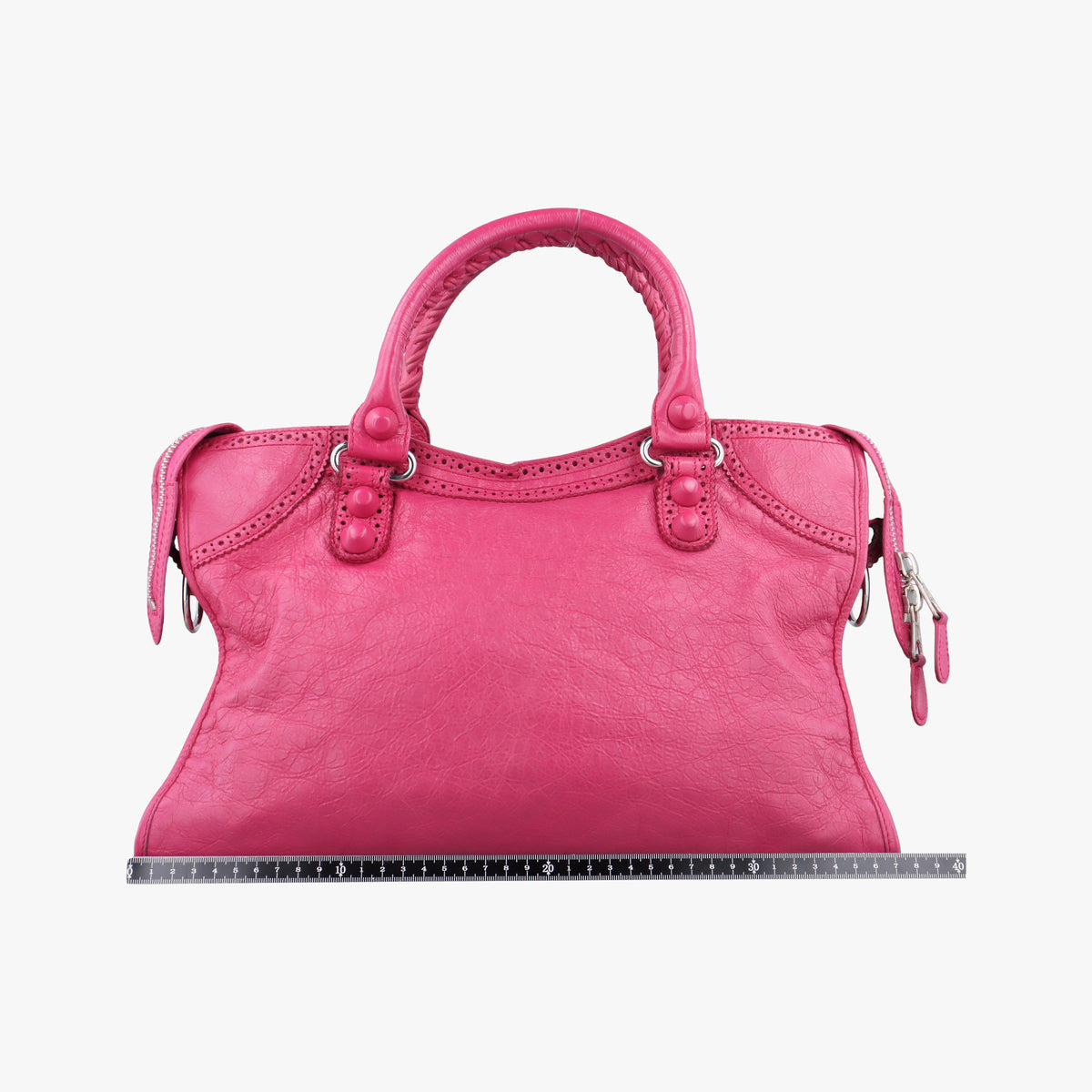 Vintage Balenciaga Giant Broad City Pink lambskin  shoulderbag | stylenewstar