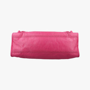 Vintage Balenciaga Giant Broad City Pink lambskin  shoulderbag | stylenewstar