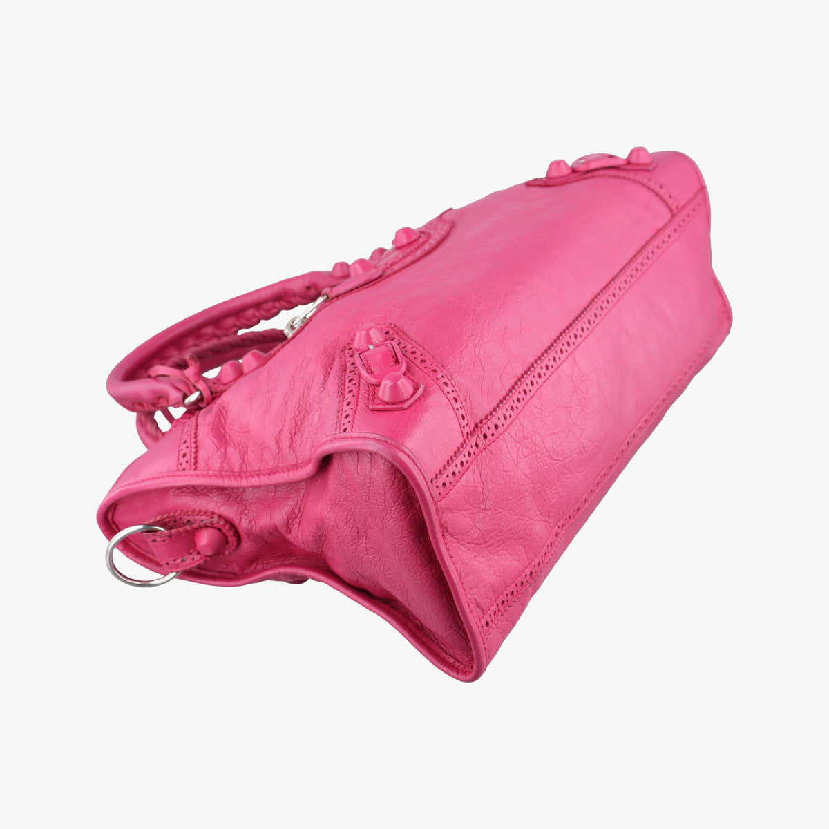 Vintage Balenciaga Giant Broad City Pink lambskin  shoulderbag | stylenewstar