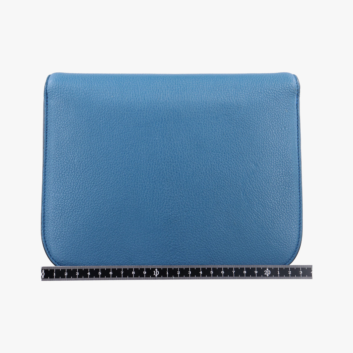 Secondhand Celine CLASSIC BOX Blue Leather  shoulderbag | stylenewstar
