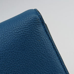 Secondhand Celine CLASSIC BOX Blue Leather  shoulderbag | stylenewstar