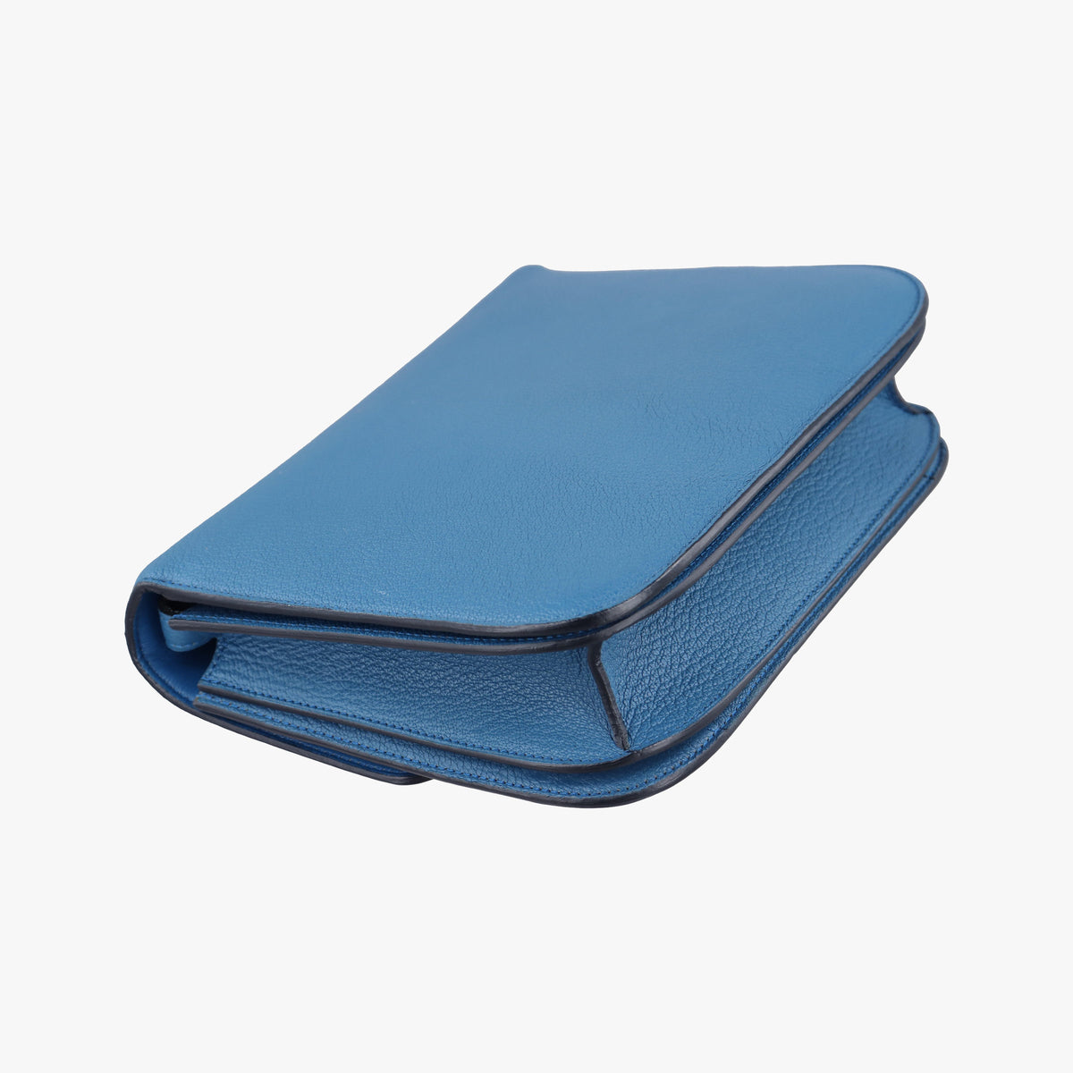 Secondhand Celine CLASSIC BOX Blue Leather  shoulderbag | stylenewstar