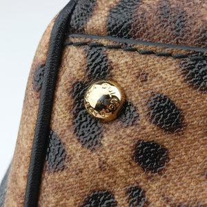 Secondhand Dolce & Gabbana Leopard Print Tote Brown Leather  shoulderbag | stylenewstar