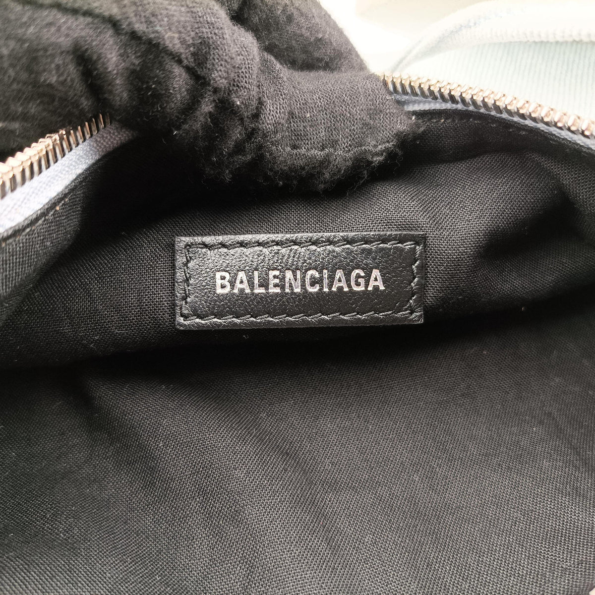 Pre-owned Balenciaga Le Cagole Blue Denim  shoulderbag | stylenewstar