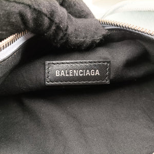 Pre-owned Balenciaga Le Cagole Blue Denim  shoulderbag | stylenewstar