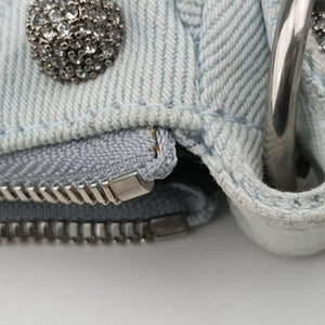 Pre-owned Balenciaga Le Cagole Blue Denim  shoulderbag | stylenewstar