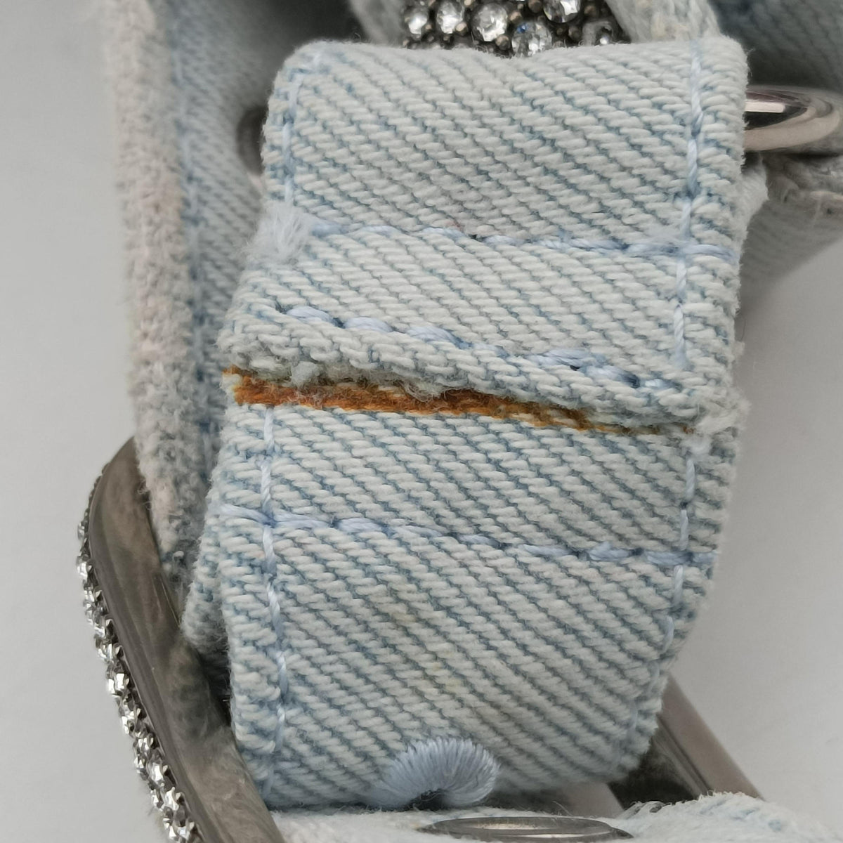 Pre-owned Balenciaga Le Cagole Blue Denim  shoulderbag | stylenewstar