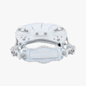 Pre-owned Balenciaga Le Cagole Blue Denim  shoulderbag | stylenewstar