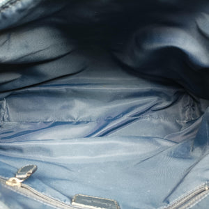 Pre-owned Christian Dior Trotter Navy Jacquard  shoulderbag | stylenewstar