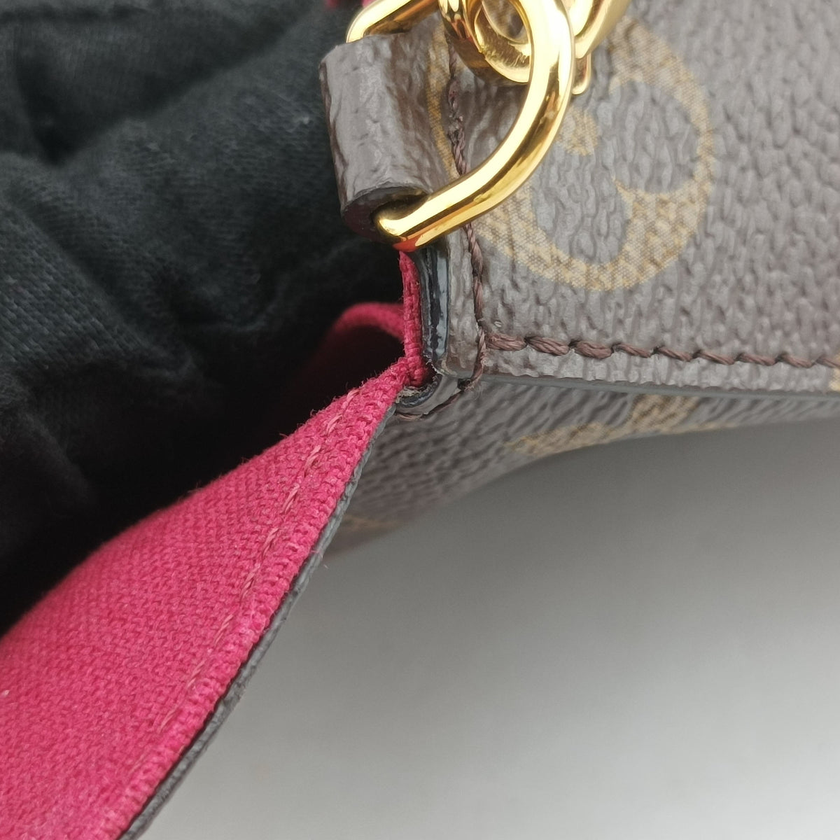 Pre-owned Louis Vuitton Pochette Felicie Brown Monogram Canvas M61276 shoulderbag | stylenewstar