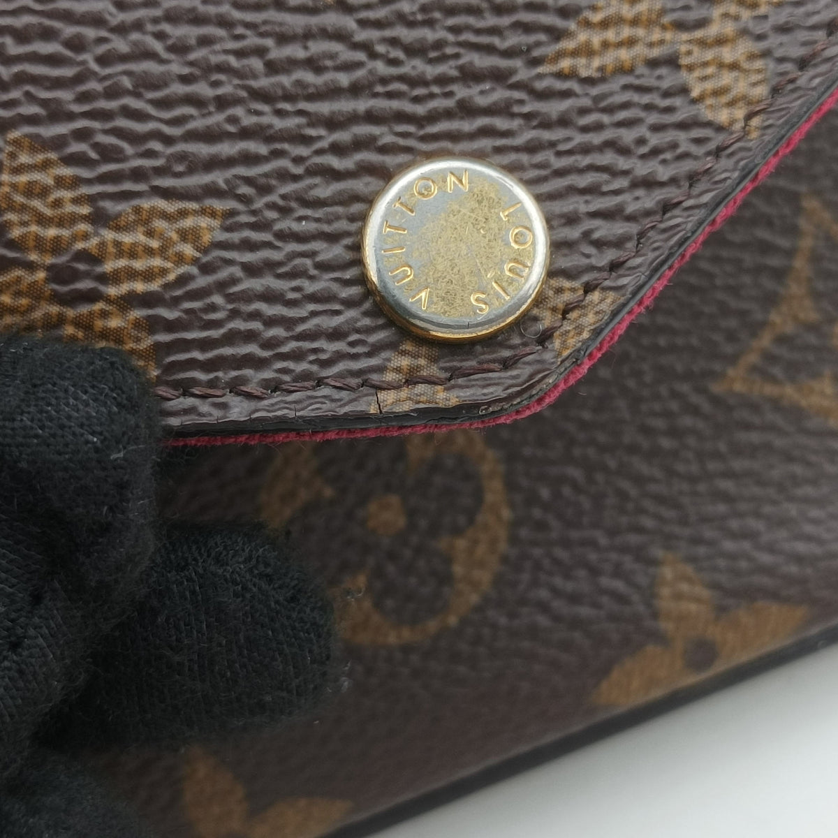 Pre-owned Louis Vuitton Pochette Felicie Brown Monogram Canvas M61276 shoulderbag | stylenewstar