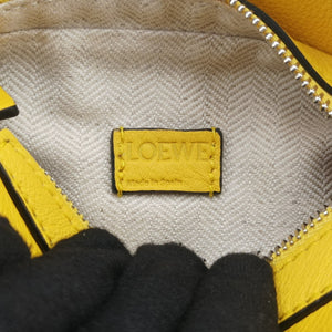 Secondhand Loewe Puzzle Nano Yellow Leather A510U98X01 shoulderbag | stylenewstar
