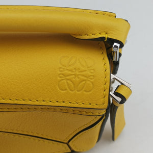Secondhand Loewe Puzzle Nano Yellow Leather A510U98X01 shoulderbag | stylenewstar