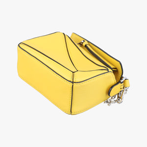 Secondhand Loewe Puzzle Nano Yellow Leather A510U98X01 shoulderbag | stylenewstar
