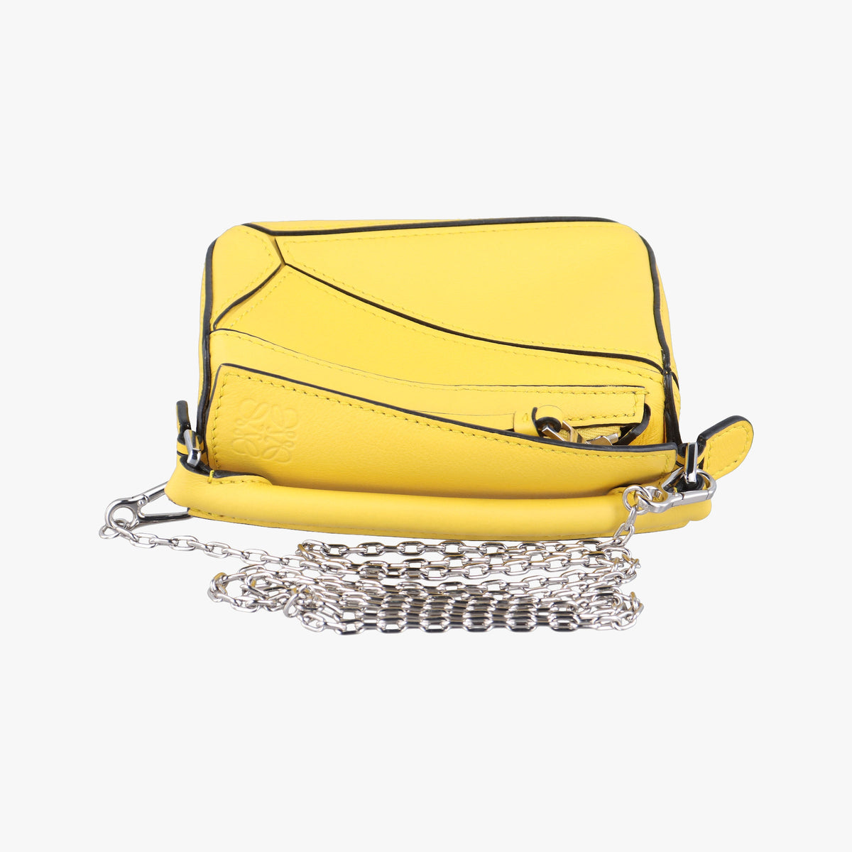 Secondhand Loewe Puzzle Nano Yellow Leather A510U98X01 shoulderbag | stylenewstar