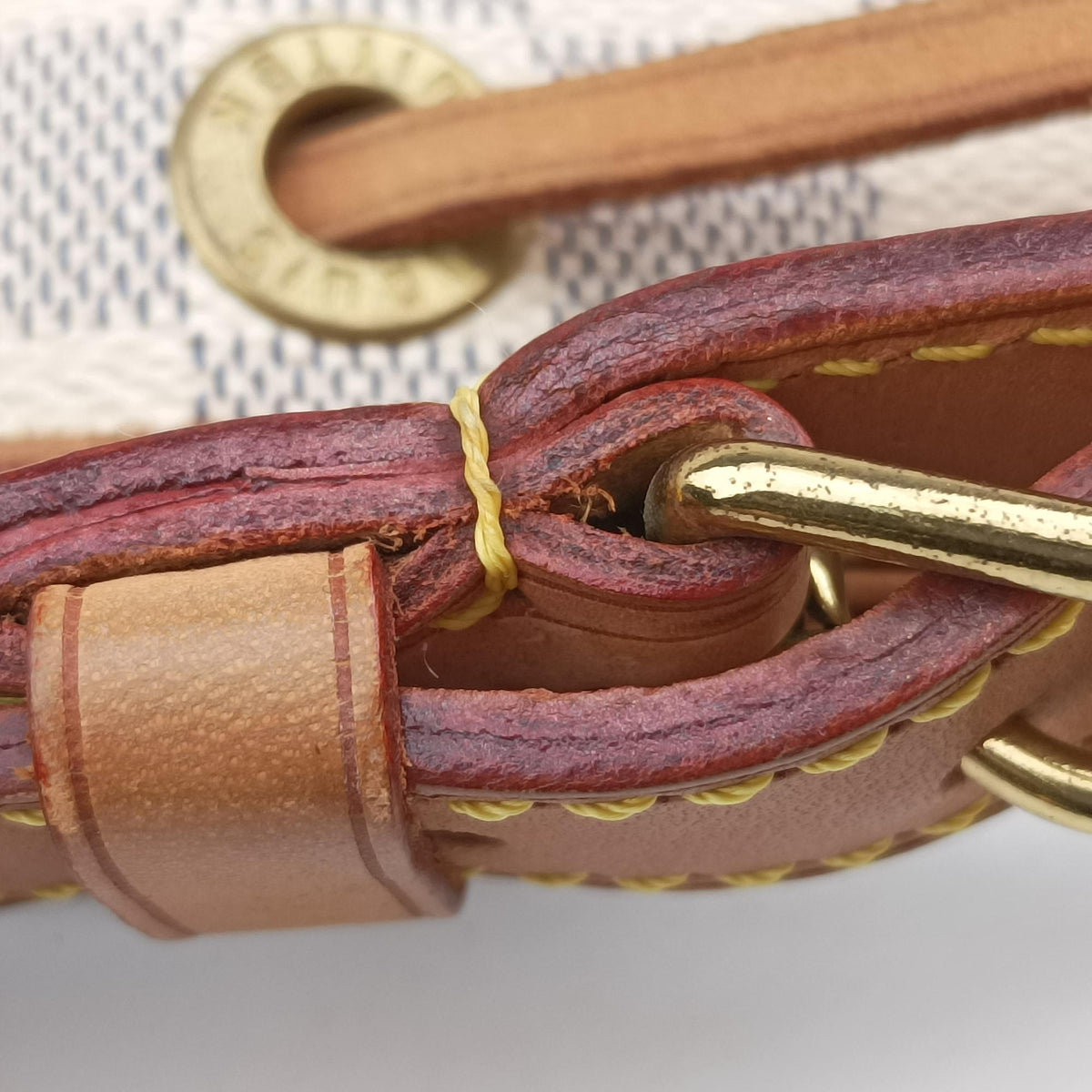 Secondhand Louis Vuitton Noe AZUR Damier Canvas N42222 shoulderbag | stylenewstar