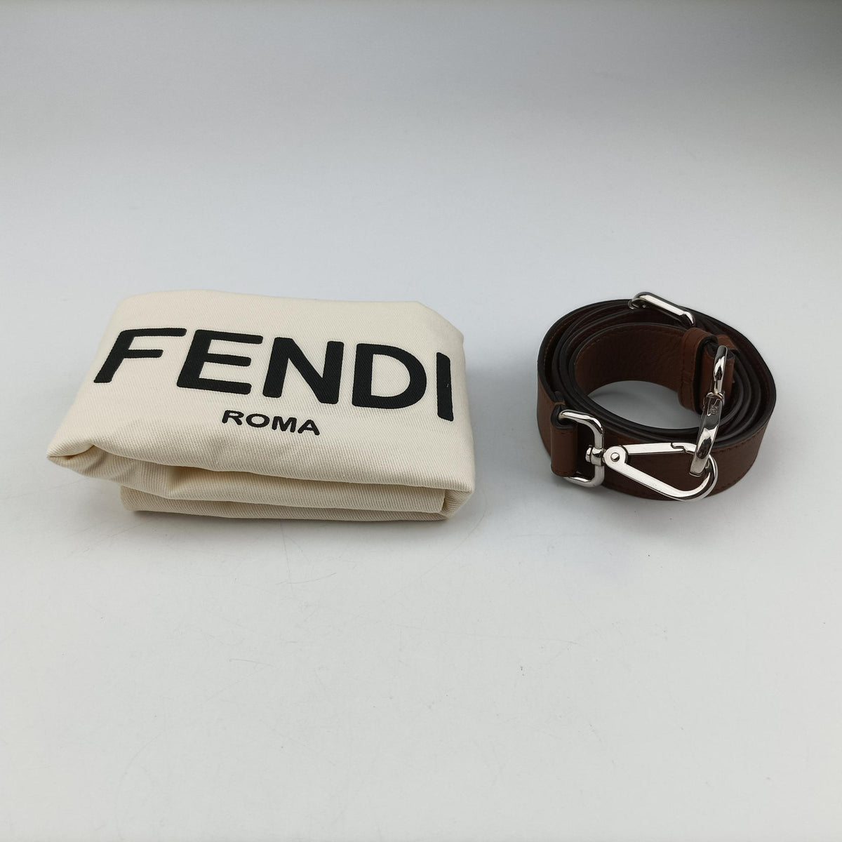 Pre-owned Fendi Zucca Trunk Brown PVC Coated Canvas × Leather 7VA498 shoulderbag | stylenewstar