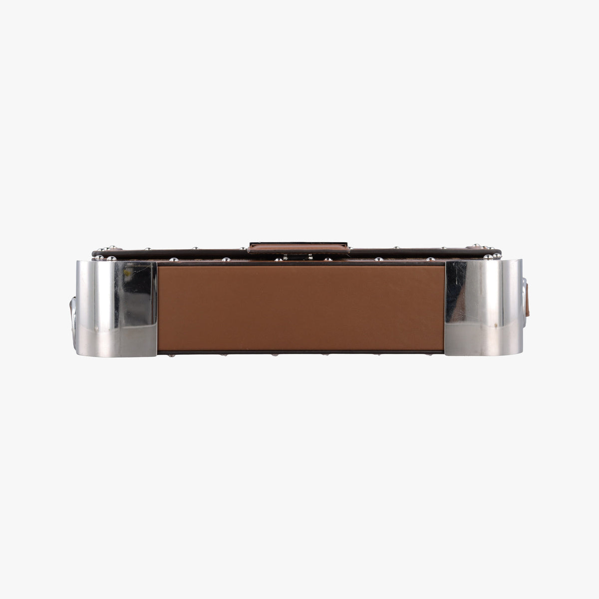 Pre-owned Fendi Zucca Trunk Brown PVC Coated Canvas × Leather 7VA498 shoulderbag | stylenewstar