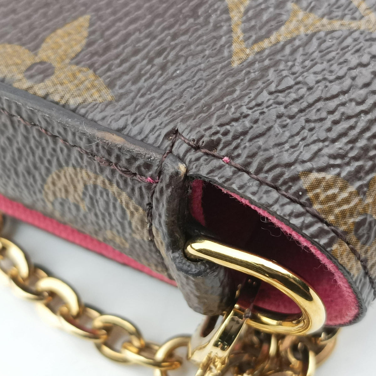 Pre-owned Louis Vuitton Pochette Felicie Vivienne Brown×multi Monogram canvas M80859 shoulderbag | stylenewstar