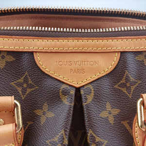 Pre-owned Louis Vuitton PALERMO PM brown Monogram Canvas M40145 shoulderbag | stylenewstar