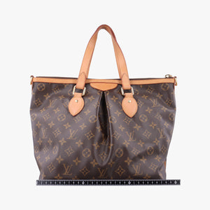 Pre-owned Louis Vuitton PALERMO PM brown Monogram Canvas M40145 shoulderbag | stylenewstar