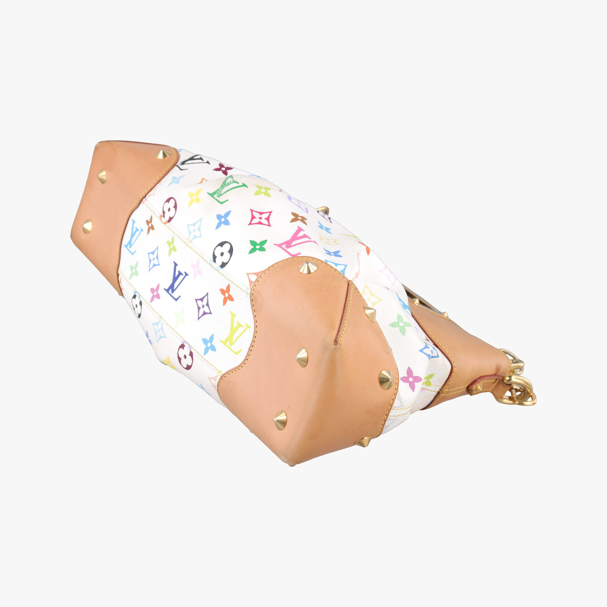 Pre-owned Louis Vuitton JUDY MM white Monogram Multicolor M40255 shoulderbag | stylenewstar