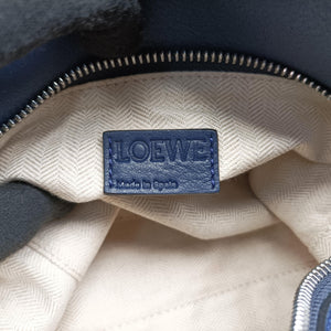 Pre-owned Loewe Puzzle Blue Leather  handbag | stylenewstar
