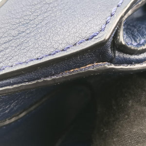 Pre-owned Loewe Puzzle Blue Leather  handbag | stylenewstar