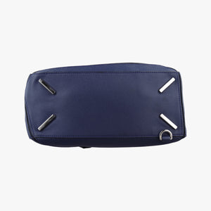 Pre-owned Loewe Puzzle Blue Leather  handbag | stylenewstar