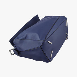Pre-owned Loewe Puzzle Blue Leather  handbag | stylenewstar