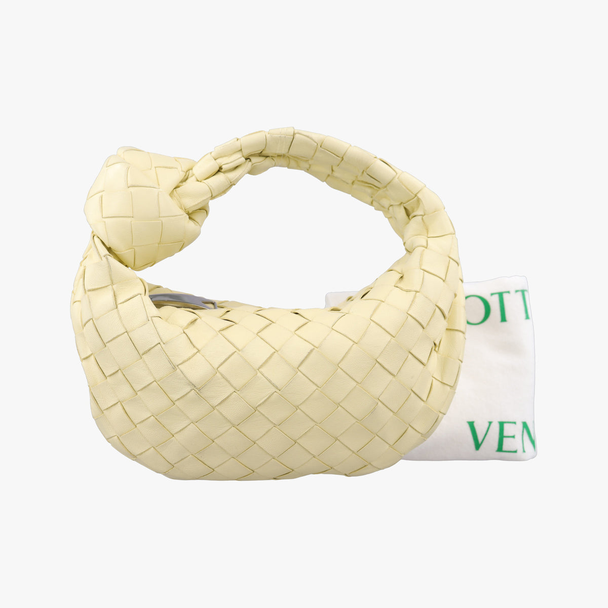 Pre-owned Bottega Veneta The Jodie Yellow lambskin  handbag | stylenewstar