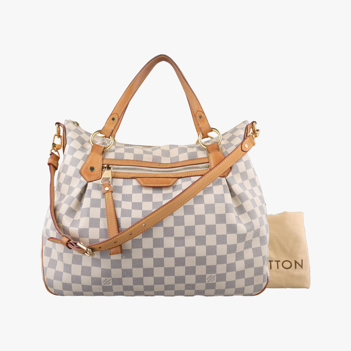 Secondhand Louis Vuitton EVORA MM AZUR Damier Canvas N41133 shoulderbag | stylenewstar
