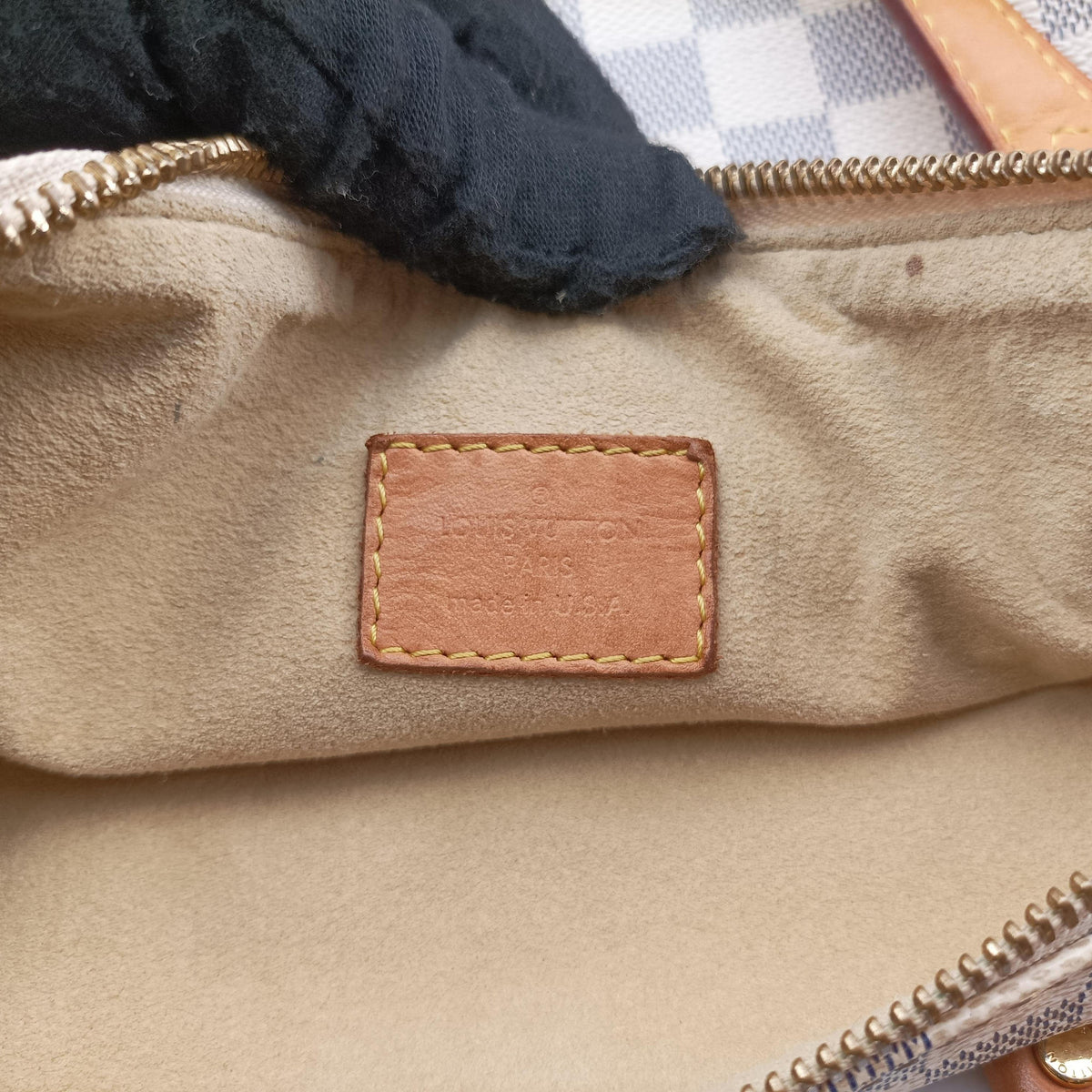Secondhand Louis Vuitton EVORA MM AZUR Damier Canvas N41133 shoulderbag | stylenewstar