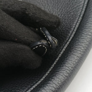 Pre-owned Christian Dior saddle Black Leather  bum bag/waist bag | stylenewstar