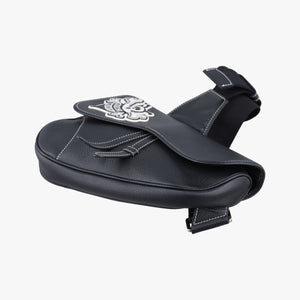 Pre-owned Christian Dior saddle Black Leather  bum bag/waist bag | stylenewstar