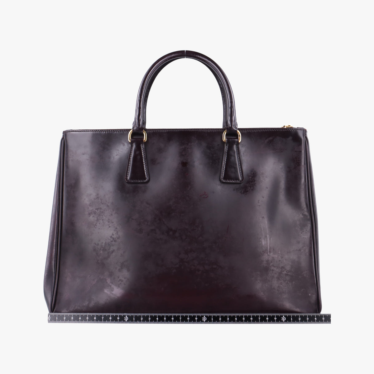 Pre-owned Prada Galleria Purple patent BN2274 handbag | stylenewstar