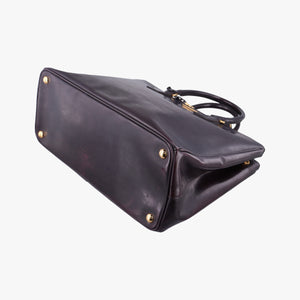 Pre-owned Prada Galleria Purple patent BN2274 handbag | stylenewstar