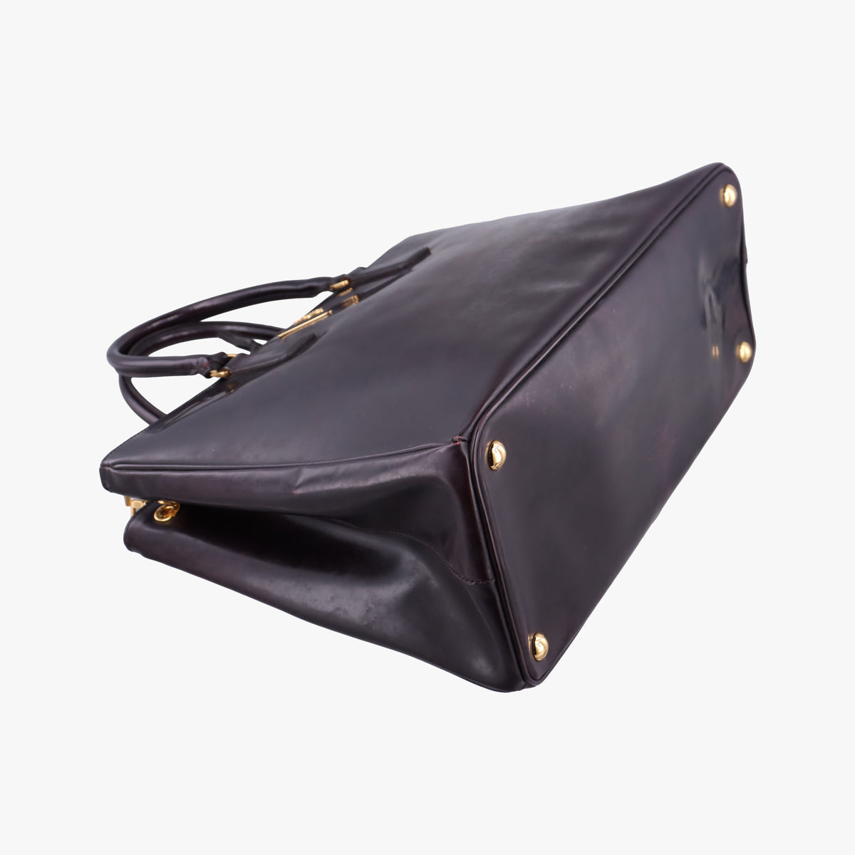 Pre-owned Prada Galleria Purple patent BN2274 handbag | stylenewstar
