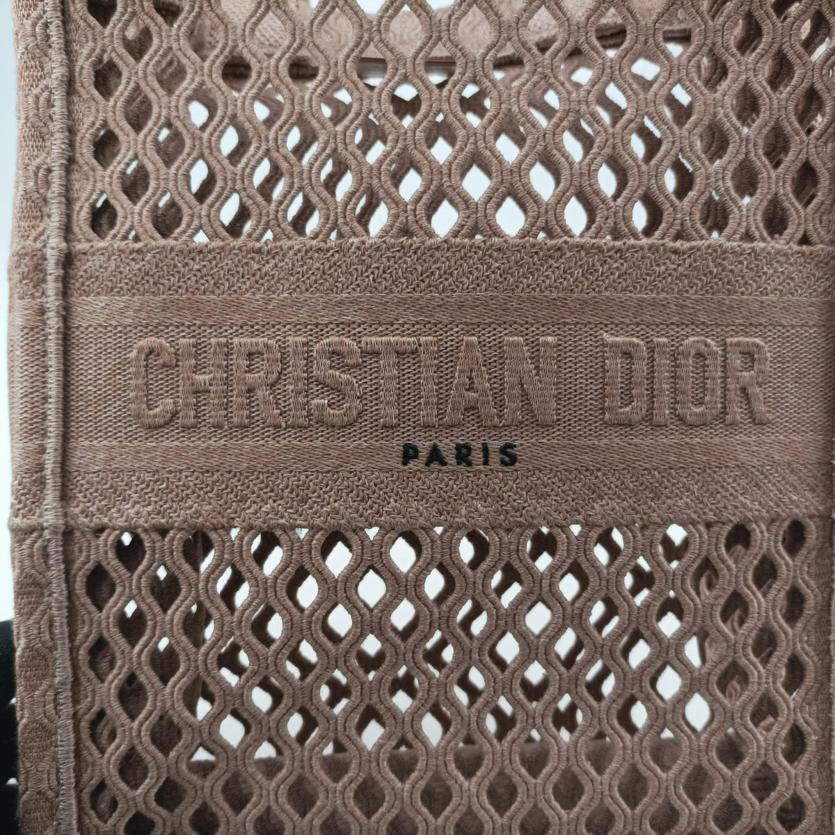 Pre-owned Christian Dior Book Tote Pink Canvas  handbag | stylenewstar
