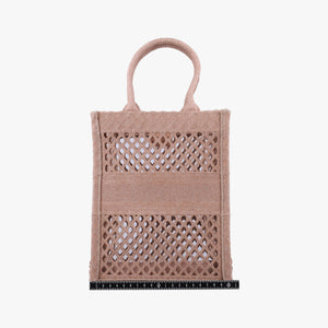 Pre-owned Christian Dior Book Tote Pink Canvas  handbag | stylenewstar
