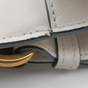 Pre-owned Prada Cahier tassen Leder Multicolour Leather×Denim 1BD045 shoulderbag | stylenewstar