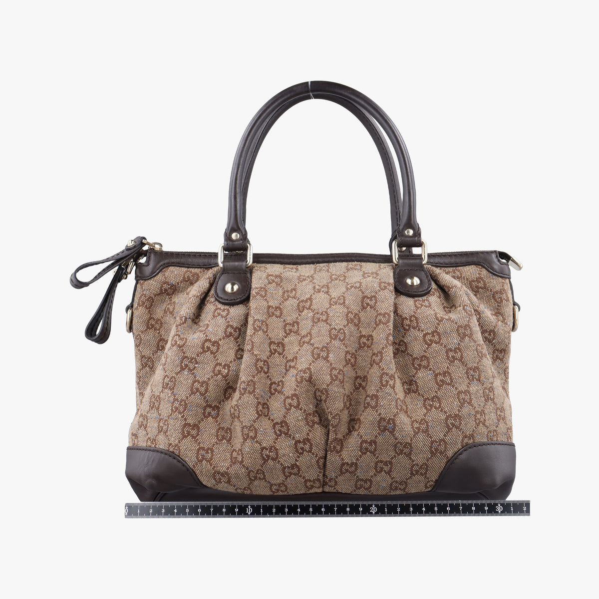 Vintage Gucci Sukey Beige×Brown canvas×leather 247902 handbag | stylenewstar
