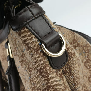 Vintage Gucci Sukey Beige×Brown canvas×leather 247902 handbag | stylenewstar