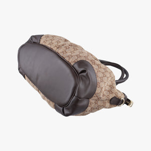 Vintage Gucci Sukey Beige×Brown canvas×leather 247902 handbag | stylenewstar