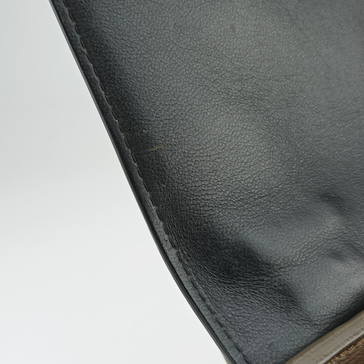 Vintage Celine Trapeze Beige × Black × Brown Suede × leather  handbag | stylenewstar
