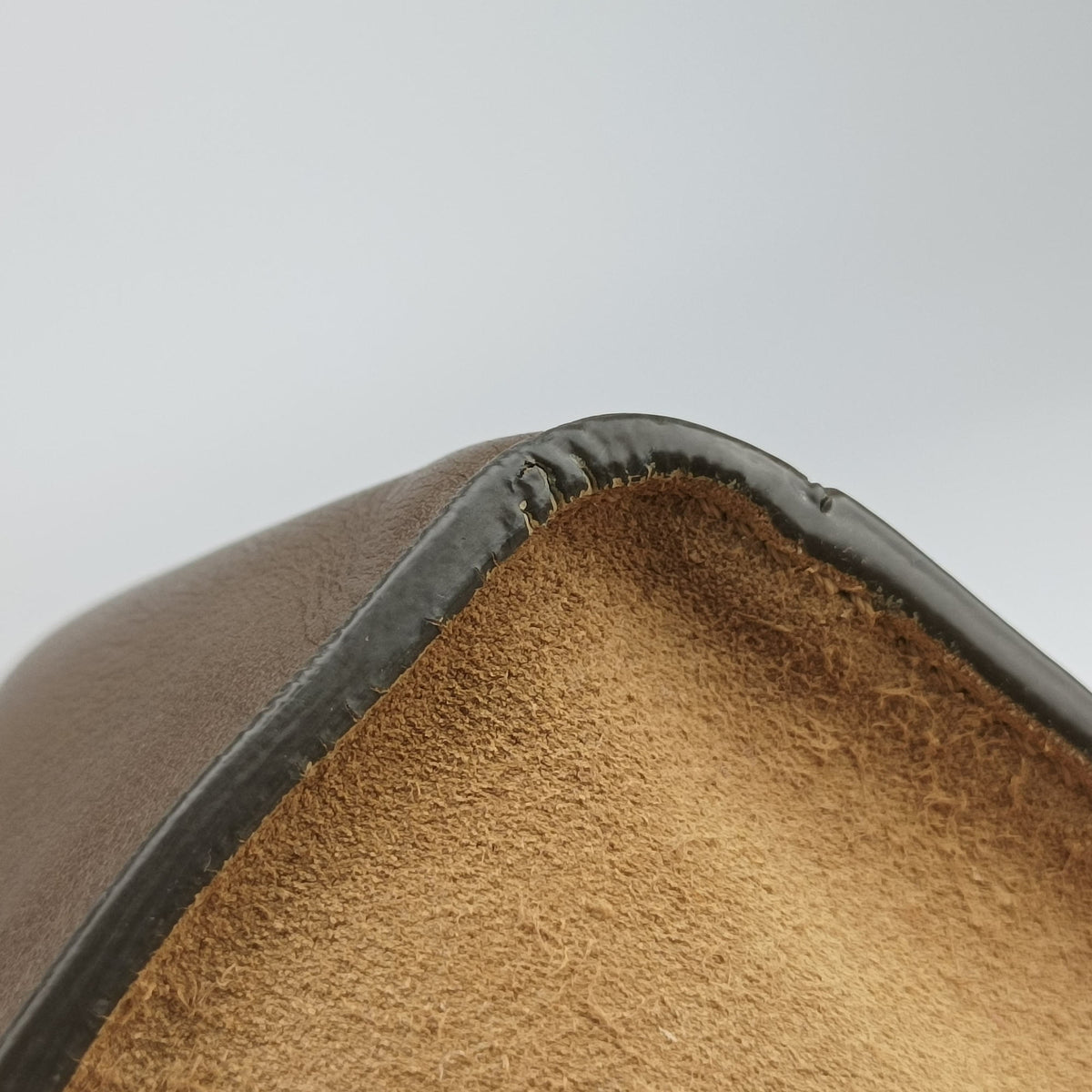 Vintage Celine Trapeze Beige × Black × Brown Suede × leather  handbag | stylenewstar