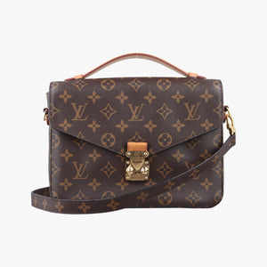 Pre-owned Louis Vuitton Pochette Metis MM Brown Monogram canvas M44875 shoulderbag | stylenewstar