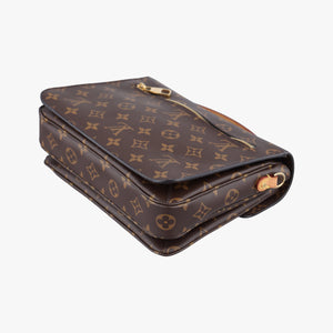 Pre-owned Louis Vuitton Pochette Metis MM Brown Monogram canvas M44875 shoulderbag | stylenewstar